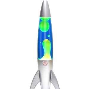 Original Liquid Lamp with Blue and Yellow Wax, 14.5 Inch Motion Cool Night Light Home Bedroom Office Decoration for Adults