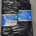 Falari Physicians Approved Diabetic Socks For Men Women Non-Binding Loose Top Wide Crew Length (13-15, 12 Pairs Black)