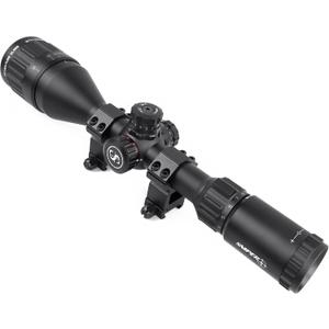 SNIPER Rifle Scope 4-12x50 AOL with Red/Green/Blue Illuminated Reticle Riflescope, Adjustable Objective (MT4-12x50AOL)