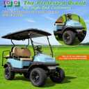 10L0L Golf Cart Front and Rear Fender Flares for Club Car Precedent 2004 & UP - 4PCS Golf Cart Mud Guards With Stainless Steel Screws Hardware and Reflectors NOT for Modified Car
