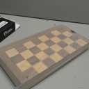 Chess Armory Wooden Chess Set 15 Inch - Classic Handcrafted Game Board for Adults and Kids with Extra Queen Pieces and Storage Box - Ideal for Home and Travel - Non-Magnetic