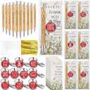 Motipuns 18 Sets Teacher Appreciation Gifts Bulk Thank You Teachers Week Gifts with Bamboo Ballpoint Pens Keychains and Inspirational Cards for Coworker Student Graduation Appreciation