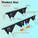 Stove Gap Covers Stainless Steel, 2 Pack Stove Gap Filler Easy Retractable Length 13.8" to 27.5", Width 0.79" ALMCALS Stove Gap Guards Range Trim Kit, Heat Resistant Guard Between Stove Top & Counter