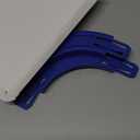 Racetrack Connectors Compatible with Hot Wheels, 90 Degree Banked Turn, 4 Packs, Upgrade Edition (Blue)