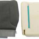 GXYWADY Driver Side Bottom Cloth Seat Cover with Foam Cushion Replacement for 2002-2005 Ram SLT ST 1500 2500