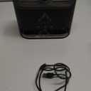 BOHOFAM Essential Oil Diffuser with Himalayan Salt lamp,Double Flame/Jellyfish 2 Mode Aroma Diffuser/Humidifier, Colorful Lights,4 * 10ML Hotel Collection Diffuser Oils Scents,for Home Bedroom(Black)