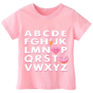 Girls Valentines Day Shirt Toddler Boys Valentine's Shirts for Kids, 2-35T, Short-Sleeve,Love Graphic  (3-4T, I Love U)