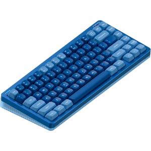 nuphy Halo75 V2 Mechancial Gaming Kyeboard,75% Wireless Hot Swappable Bluetooth Keyboard,83 Kyes RGB Backlit Keyboard,Support Bluetooth/2.4GHz/USB-C-Blue Blush Switch