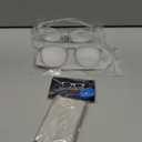 Przene 3 Pack Blue Light Blocking Glasses Women/ Men, Retro Round Computer Glasses Anti Eye Strain/ UV/ Glare, Gaming Glasses. (Black/ Crystal/ Amber)