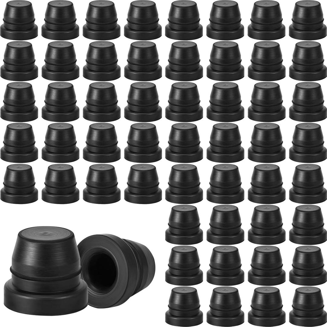 Brake Bleeder Screw Cap Grease Fitting Cap Rubber Dust Cover for Cars and Motorcycles (60 Pieces)