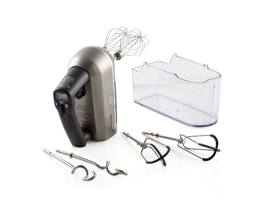 Breville ® Handy Mix Scraper ™ 9-Speed Hand Mixer in Silver