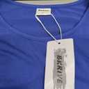 Summer Dresses for Women 2025 Loose Casual Dress Sundresses with Pockets Ladies Dresses Mothers Day Plain RoyalBlue L