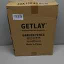 Decorative Garden Fence 24 Pack,24 Ft (L) X 24 in (H) Black Mesh Rustproof Metal Fence, Animal Barrier Fence for Small Dog, Border Folding Patio Fences,Outdoor Flower Bed Landscape Decor