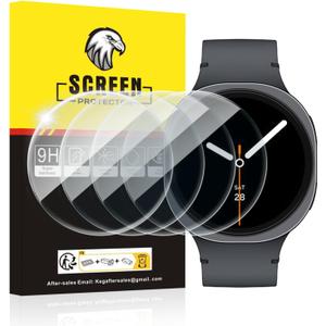 SPGUARD 4 Pack for Samsung Galaxy Watch 8 Screen Protector 40mm Tempered Glass Clear Film Anti Scratch Bubble Free Compatible with Galaxy Watch8 40mm (NOT for Others Models)