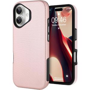 Phone Case Compatible with iPhone 17, Compatible with MagSafele, Has Undergone High-Drop Test, Arovides Anti-Drop and Anti-Collision Protection. Gold