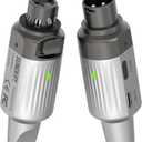 Sondery UHF Wireless XLR Transmitter and Receiver Rechargeable 7 Channels for Dynamic Moving Coil Microphones