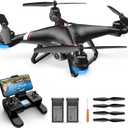 TENSSENX GPS Drone with 1080P HD Camera for Adults and Kids, 5G Transmission FPV Drone, TSRC X7 RC Quadcopter with 2 Batteries, Auto Return, Follow Me, Altitude Hold, Easy for Beginners