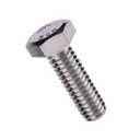 1/4-20 x 1 Hex Bolt (1/2" to 3"),External Hex Head Screw, Fully Threaded, 304 Stainless Steel 18-8, 20Pcs