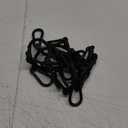 8 Inch Short Small Carabiner Bungee Cord with 190 Lbs Max Break Strength, 8 Pcs Black Mini UV Resistant Bungee Straps with Upgraded Carabiner Hooks, Great for Cargo, Bike, Kayak Boat, Luggage, etc