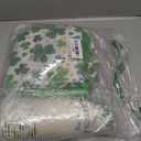 St. Patrick's Day Party Supplies - 144Pcs Lucky Shamrock Plates and Napkins Green Shamrock Tableware Decoration for St. Patrick's Day Birthday,Irish Party Supplies Serves 24