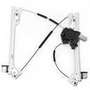 Power Window Regulator with Motor Compatible with 2015-2020 Cadillac Escalade/for GMC Chevy Silverado 2500 HD 3500 HD Suburban Tahoe/Steel/Silvery (751-724)