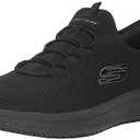 Skechers Men's Summits Colsin Sr Hands Free Slip-Ins Sneaker, Black, 9.5 Wide
