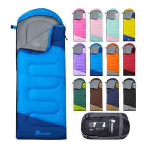 PTEROMY Sleeping Bags for Adults, Lightweight and Machine Washable, Water Resistant Backpacking Camping Sleeping Bag for Warm Cold Weather, Camping Essentials for Hiking TravelOverall Pick