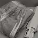 Electric Mattress Pad Queen Size 60"x80" with 10 Hours Auto Off 4 Heat Setting Dual Controller Fit Up to 15 Inch Deep Pocket, Machine Washable - Light Gray