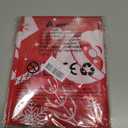 Christmas Tablecloths for Rectangle Table, 87x51'' Santa Claus Snowman Reindeer Snowflake Xmas Plastic Disposable Table Cover for Christmas Party Winter Events Decorations, Red, 12 Pack