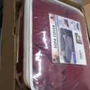 Waterproof Sectional Couch Covers Sectional Sofa Cover L Shaped Corner Sofa Slipcovers Blanket for Dogs Pets Washable Jacquard Quilted L Shape Furniture Protector (75x252 in, Wine Red)