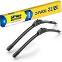 22"+20" Windshield Wiper Blades Replacement For Toyota Tacoma 2023 2022 2021 2020-2016 4Runner 2009-2003 86 2020-2017 GR86 2024-2022 /Chevy Camaro 2020-2016 Corvette 2019-2014+More(Set of 2)