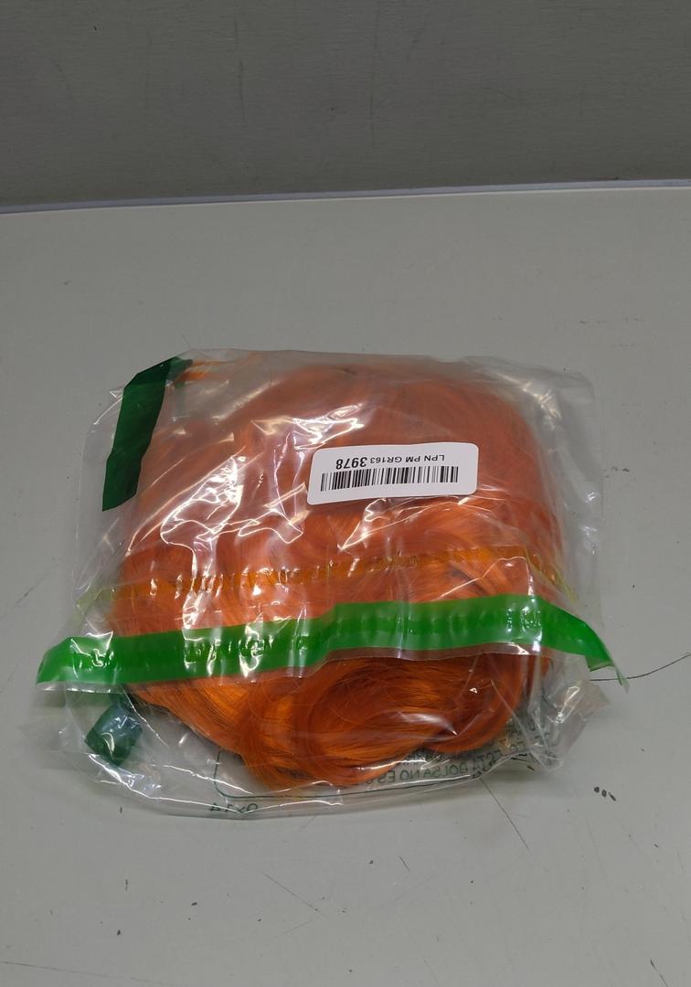 Wavy Wig With Bangs Women's Short Orange Wigs Curly Wavy Bob Synthetic Cosplay Wig for Girls Daily Use Halloween Wigs(12" Orange)