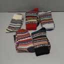 Wool Socks for Women, Crew Boot Warm Sock for Hiking Trekking Work Outdoor Winter Gifts for Women Mom Her