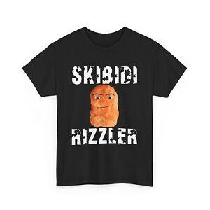 Skibidi Toilet Rizzler Meme Funny Memes Brainrot Memes Rizz T-Shirt (Small, Black)
