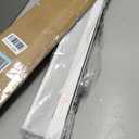 LazBlinds Cordless Cellular Shades, No Tools No Drill Blackout Honeycomb Shades Pleated Blinds for Windows, 29" W x 64" H, Silver White