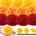EIMMBD 40pcs Marigold Flowers Heads Bulk 3.15", Artificial Marigold Garland for Day of The Dead Decor Diwali Cinco de Mayo Fiesta Wedding Festival Party Home Decoration (Orange+Yellow+Red)