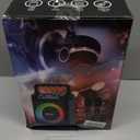 Karaoke Machine for Adults - Portable Bluetooth Karaoke Speaker with Two Wireless Microphones, PA System Speaker Supports TF Card/USB, AUX in, REC, Bass & Treble for Party/Meeting