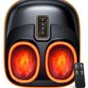 Foot Massager Machine with Heat, Upgraded Deep Rolling, Compression, Ankle Kneading, Shiatsu Foot Massager for Neuropathy Plantar Fasciitis, Gifts for Home Office Men Women Fits Up to 13"