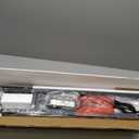 SUPERJARE 102 Inch Sofa Table with 2 Power Outlets and USB-C Ports, 5.9 Inch Narrow Console Table with Storage, Extra-Long, for Entryway Hallway Couch Behind Sofa, Small Spaces, Rustic Brown