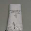 Amazer White Shower Liner Cloth Waterproof, White Shower Curtain Liner Fabric with Weighted Stones, Washable Shower Curtain and Liner 2-in-1, 120G Heavy Duty, 12 Grommet Holes, 72 x 72 Inches