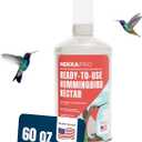 2 x MEKKAPRO Premium Hummingbird Nectar - 60oz - Attract, Delight, and Energize Your Garden with Our Irresistible Sugar-Packed Formula - No Mess, No Fridge Needed - Ready-to-Use Convenience (EXP 12/01/26)