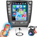 9.7 Car Radio for Lexus IS250 IS300 IS350 2006-2012,Wireless Carplay Android Auto,2+64G,Vertical Touch Screen Bluetooth Car Play Radio GPS WiFi SWC EQ Backup Camera,Android Stereo for Lexus