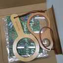 Adventure Set - 2X Wood Magnifying Glass for Kids with 4 Pictures - Wooden Montessori Toy - Learn and Explore