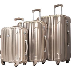 kensie Women's Alma Luggage, Pale Gold, 3 Piece Set (28"/24"/20") kensie Women's Alma Luggage, Pale Gold, 3 Piece Set (28"/24"/20")