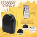 TAABHBURemote Control Fart Prank Machine with Hidden Speaker 50 Realistic Loud Fart Sounds, Wireless Gag Toy for Adult Pranks at Home, Office & Parties