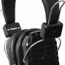 Professional Over-Ear Headphones, Steel Headband Design, Black, Wired with 3.5mm Jack