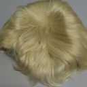 Blonde Wig Men Short Straight 6 Inch Heat Resistant Synthetic Blonde Wig For Men Daily Costumes or Halloween Wear