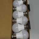 TJOY 12 Pack A19 LED Light Bulbs 60 Watt Equivalent, Efficient 9W, Daylight White 5000K, E26 Standard Base, Energy Saving Bright White Light Bulb for Home, Non Dimmable, 800LM, 80 CRI, 120V, UL Listed