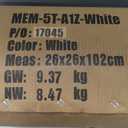 FDW | 5 Inch Twin Mattress | Medium Firm | Gel Memory Foam | White
