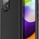 I-HONVA for Samsung Galaxy A52 5G Case Shockproof Dust/Drop Proof 3-Layer Full Body Protection [Without Screen Protector] Rugged Heavy Duty Cover Case for Galaxy A52 5G 2021,Black